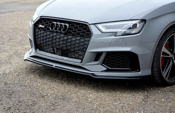 Maxton Design - FRONT SPLITTER V.2 AUDI RS3 8V FACELIFT SEDAN (2017-20)