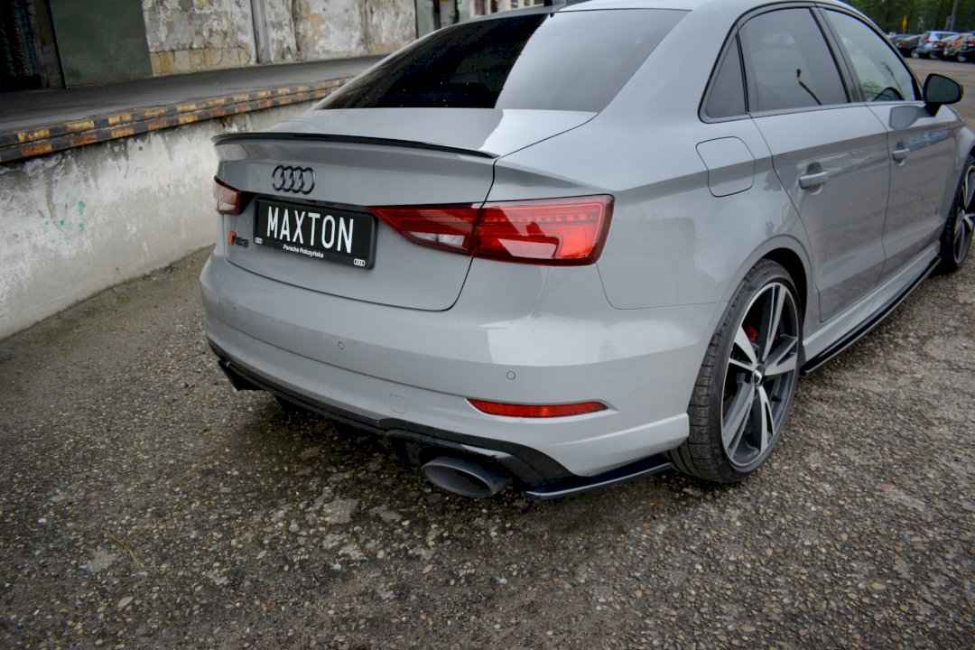 Maxton Design - REAR SIDE SPLITTERS AUDI RS3 8V FACELIFT SEDAN (2017-20)