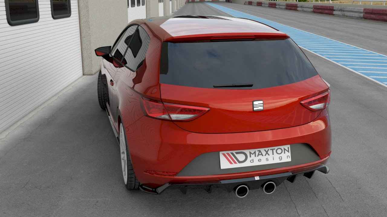 Maxton Design - REAR VALANCE V.2 SEAT LEON MK3 CUPRA FACELIFT