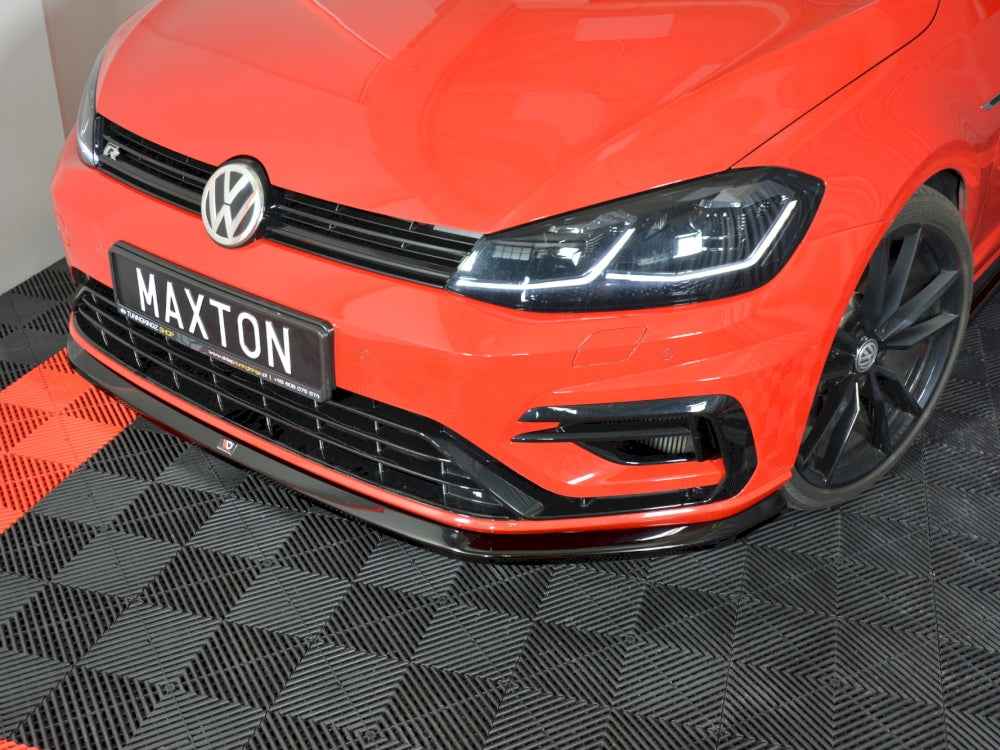 Maxton Design - Front Splitter V.6 VW Golf 7 R / R-Line Facelift
