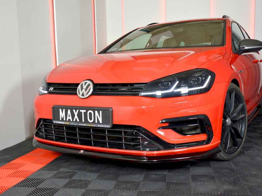 Maxton Design - Front Splitter V.6 VW Golf 7 R / R-Line Facelift
