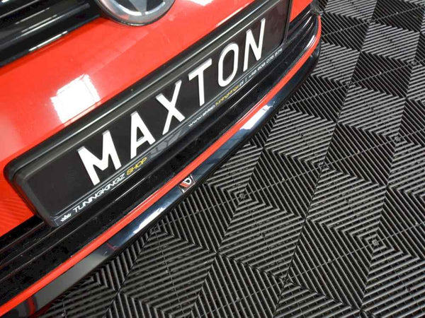 Maxton Design - Front Splitter V.6 VW Golf 7 R / R-Line Facelift