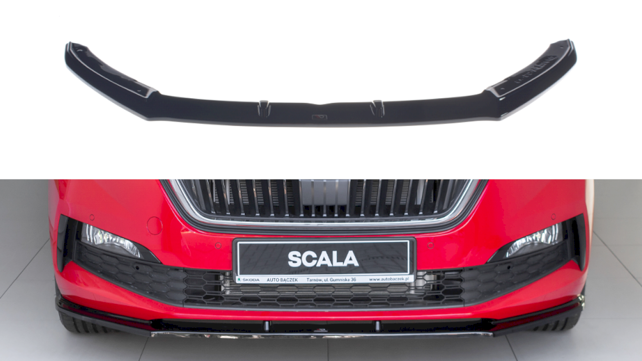 Maxton Design - FRONT SPLITTER V.1 SKODA SCALA (2019-UP)