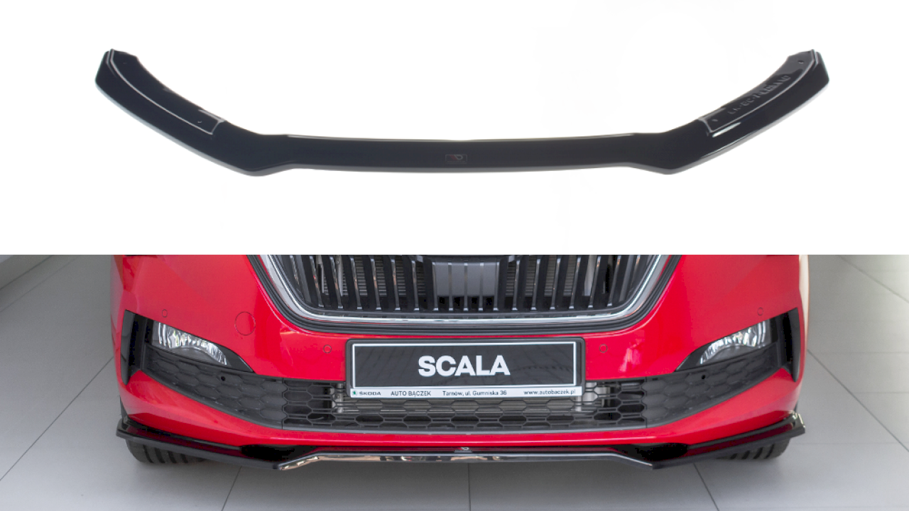 Maxton Design - FRONT SPLITTER V.2 SKODA SCALA (2019-UP)
