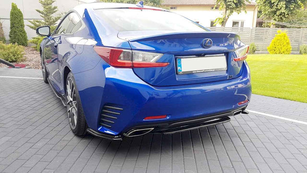 Maxton Design - CENTRAL REAR SPLITTER (WITHOUT VERTICAL BARS) LEXUS RC (2014-UP)