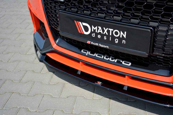 Maxton Design - FRONT SPLITTER V.2 AUDI TT MK3 (8S) RS (2016-UP)