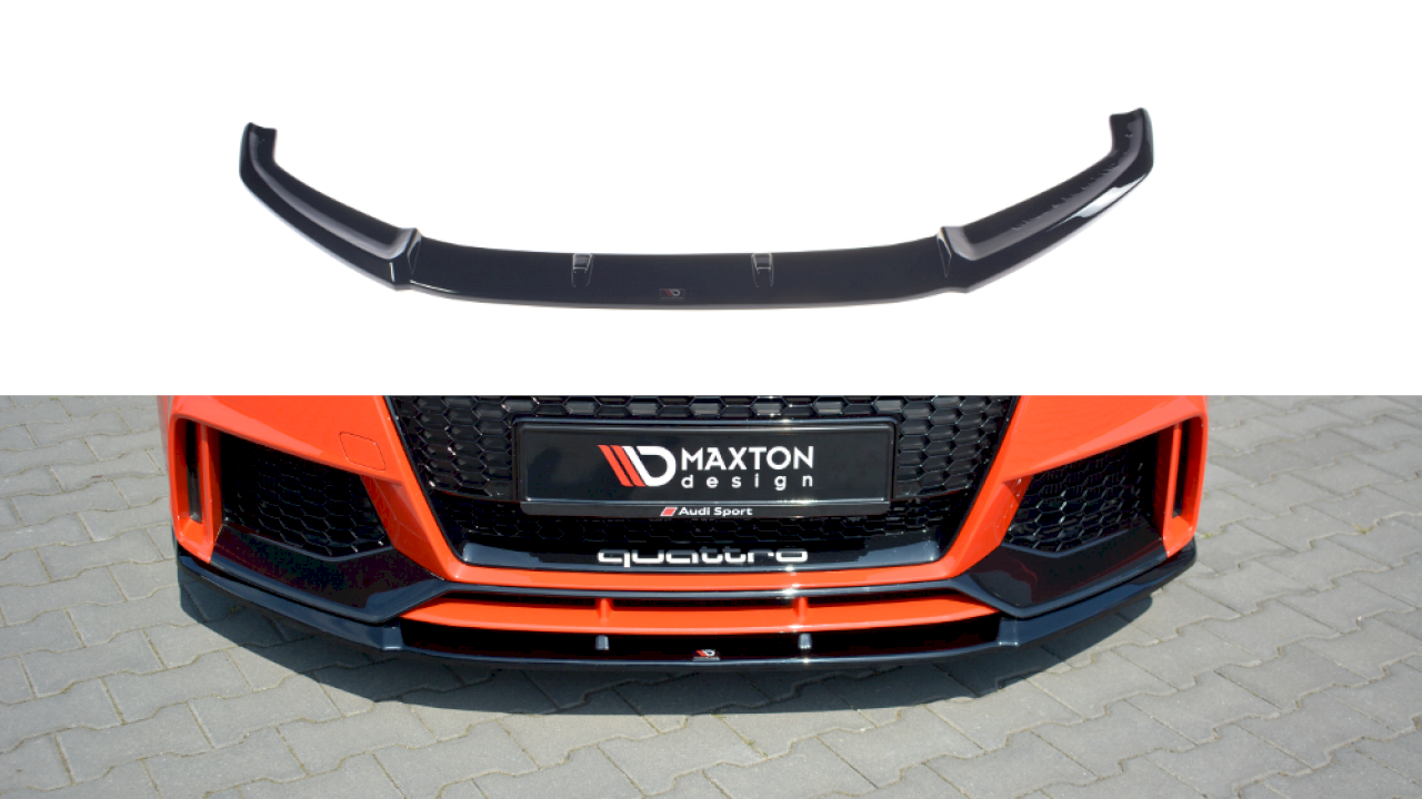Maxton Design - FRONT SPLITTER V.2 AUDI TT MK3 (8S) RS (2016-UP)