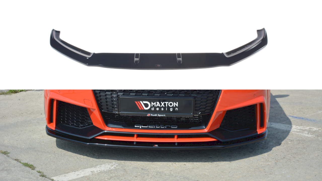 Maxton Design - FRONT SPLITTER V.1 AUDI TT MK3 (8S) RS (2016-UP)