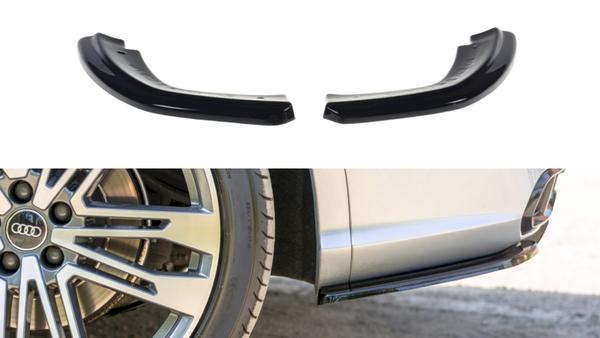 Maxton Design - REAR SIDE SPLITTERS AUDI SQ5/S-LINE MKII (2017-UP)
