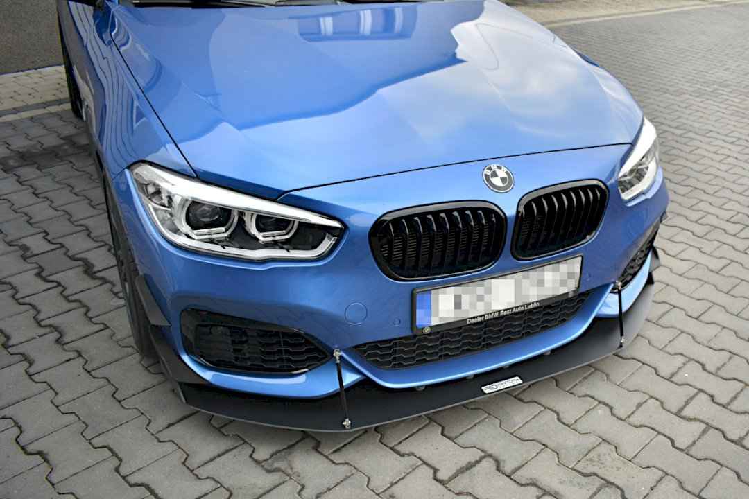 Maxton Design - FRONT RACING SPLITTER V.2 BMW 1 F20/F21 M-POWER FACELIFT (2015-19)