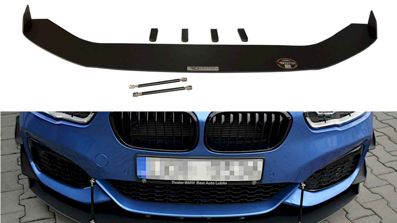 Maxton Design - FRONT RACING SPLITTER V.2 BMW 1 F20/F21 M-POWER FACELIFT (2015-19)