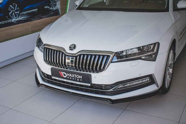 Maxton Design - FRONT SPLITTER V.1 SKODA SUPERB MK3 FL (2019-)