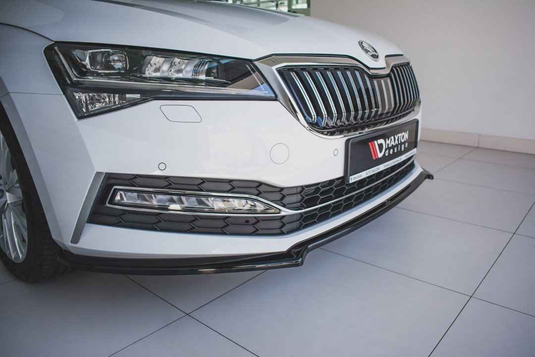 Maxton Design - FRONT SPLITTER V.1 SKODA SUPERB MK3 FL (2019-)