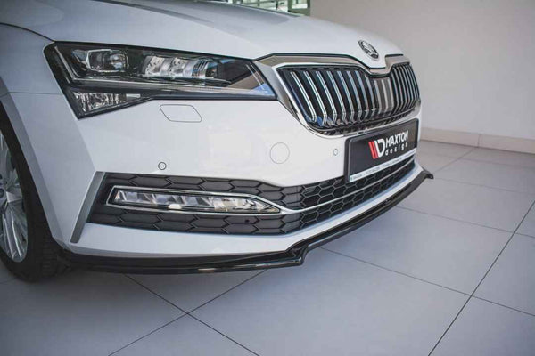 Maxton Design - FRONT SPLITTER V.1 SKODA SUPERB MK3 FL (2019-)