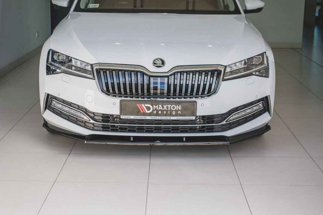 Maxton Design - FRONT SPLITTER V.2 SKODA SUPERB MK3 FL (2019-)