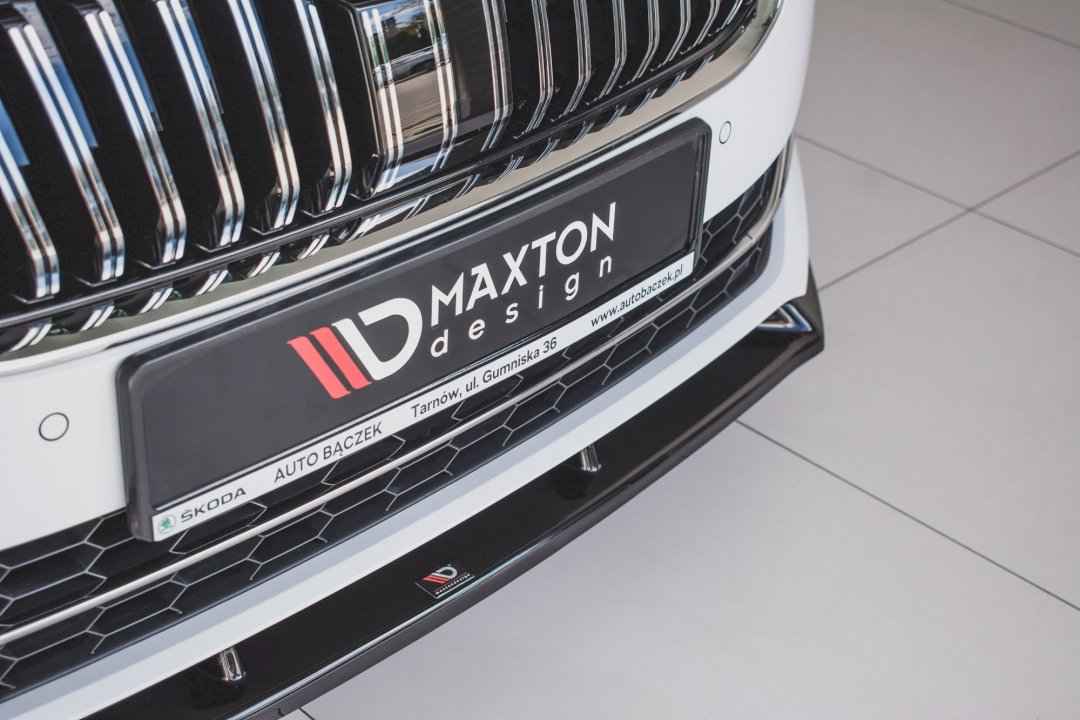 Maxton Design - FRONT SPLITTER V.2 SKODA SUPERB MK3 FL (2019-)