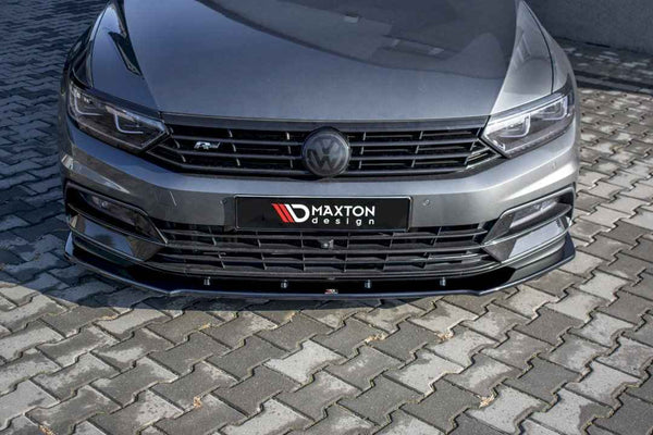 Maxton Design - FRONT SPLITTER V.1 VOLKSWAGEN PASSAT R-LINE B8 (2015-19)