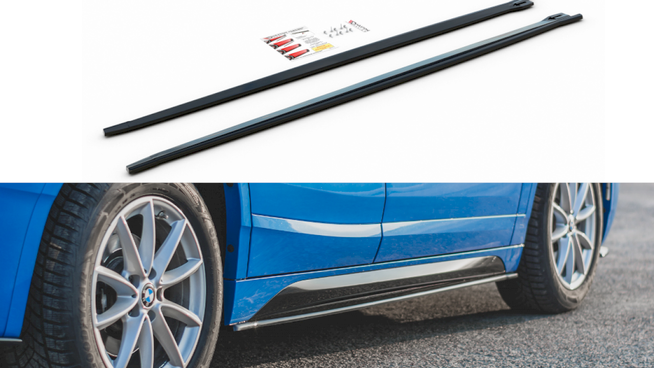 Maxton Design - SIDE SKIRT DIFFUSERS BMW X2 F39 M SPORT (2016-)