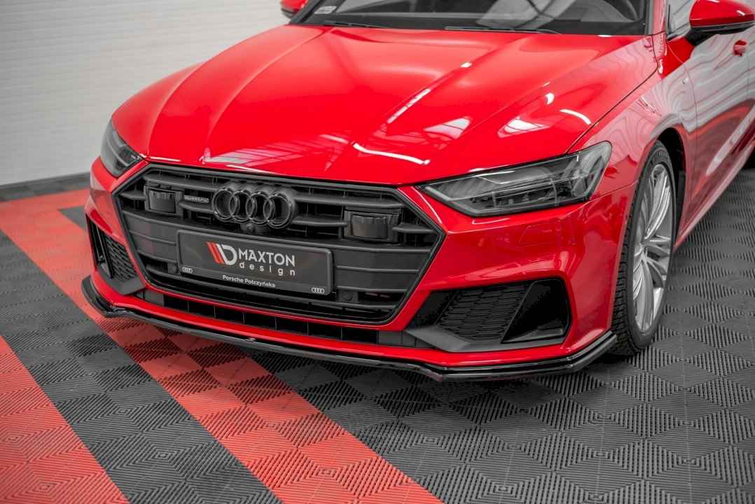 Maxton Design - Front Splitter V.1 Audi A7 S-Line C8 / S7 C8 / C8 Facelift / S7 Facelift