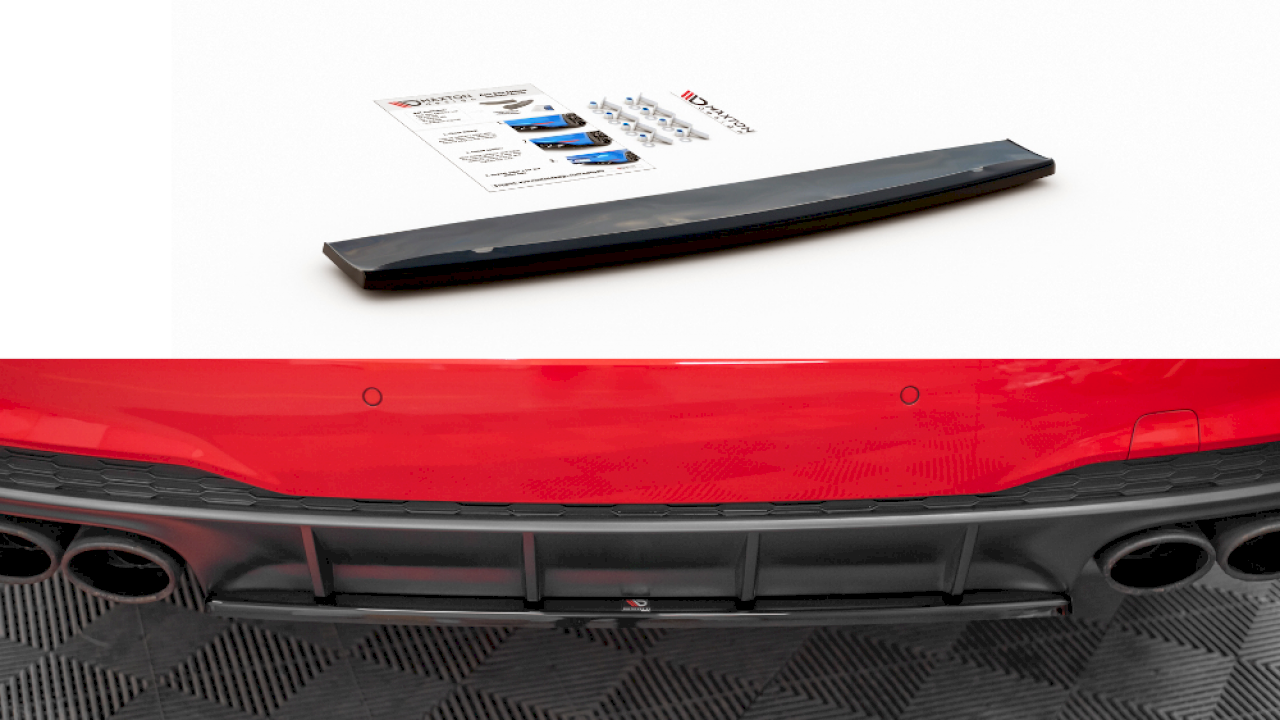 Maxton Design - CENTRAL REAR SPLITTER AUDI S7 C8/ A7 S-LINE C8 SPORTBACK