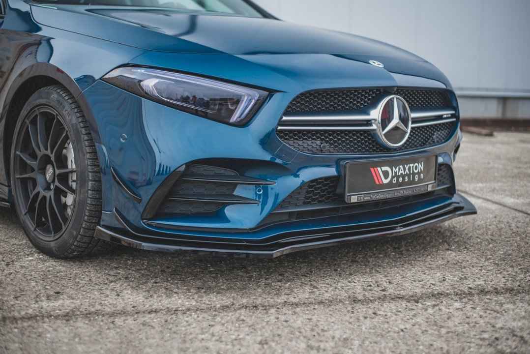 Maxton Design - FRONT SPLITTER V.2 MERCEDES A35 AMG PREMIUM + W177 (2018-)