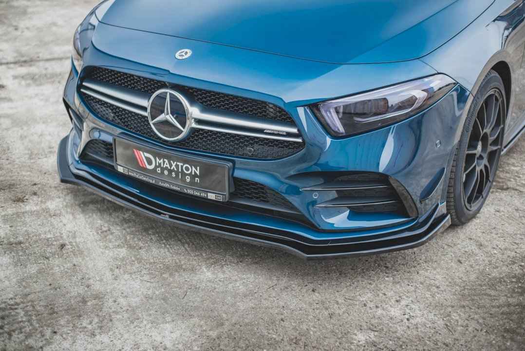 Maxton Design - FRONT SPLITTER V.2 MERCEDES A35 AMG PREMIUM + W177 (2018-)
