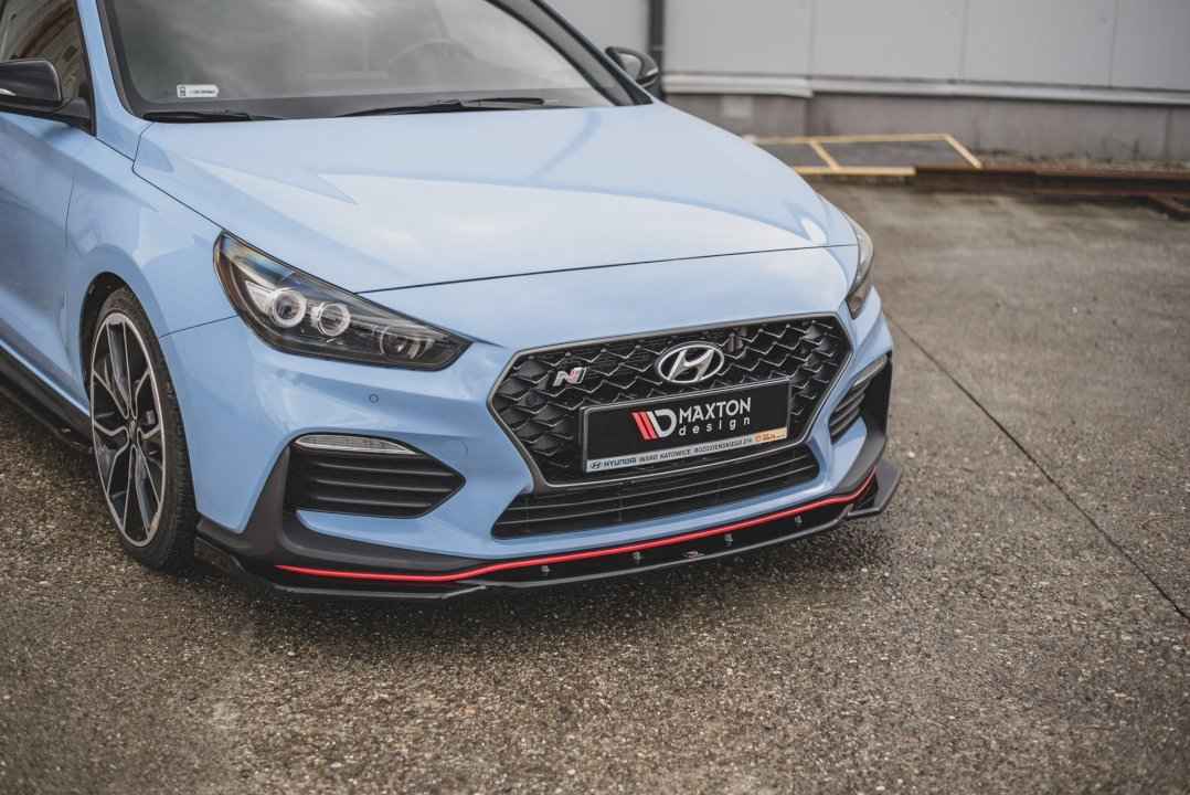 Maxton Design - FRONT SPLITTER V.4 HYUNDAI I30 N MK3 HATCHBACK/ FASTBACK (2017-)