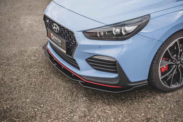 Maxton Design - FRONT SPLITTER V.4 HYUNDAI I30 N MK3 HATCHBACK/ FASTBACK (2017-)
