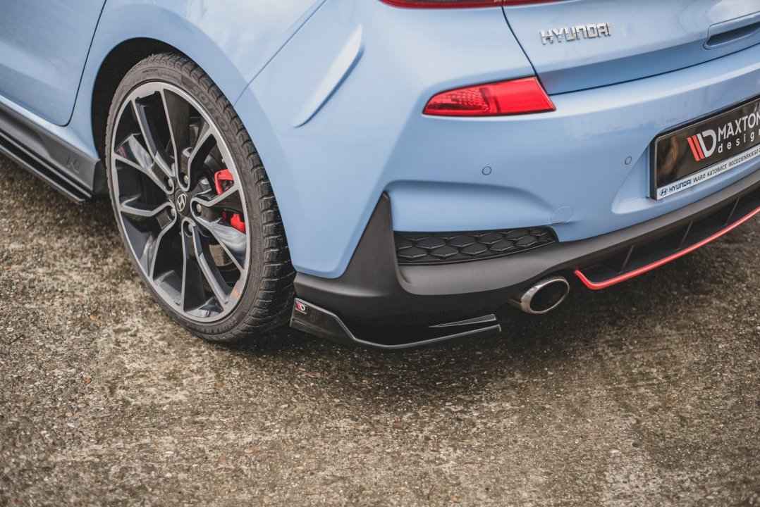 Maxton Design - REAR SIDE SPLITTERS V.3 HYUNDAI I30 N MK3 HATCHBACK (2017-2020)