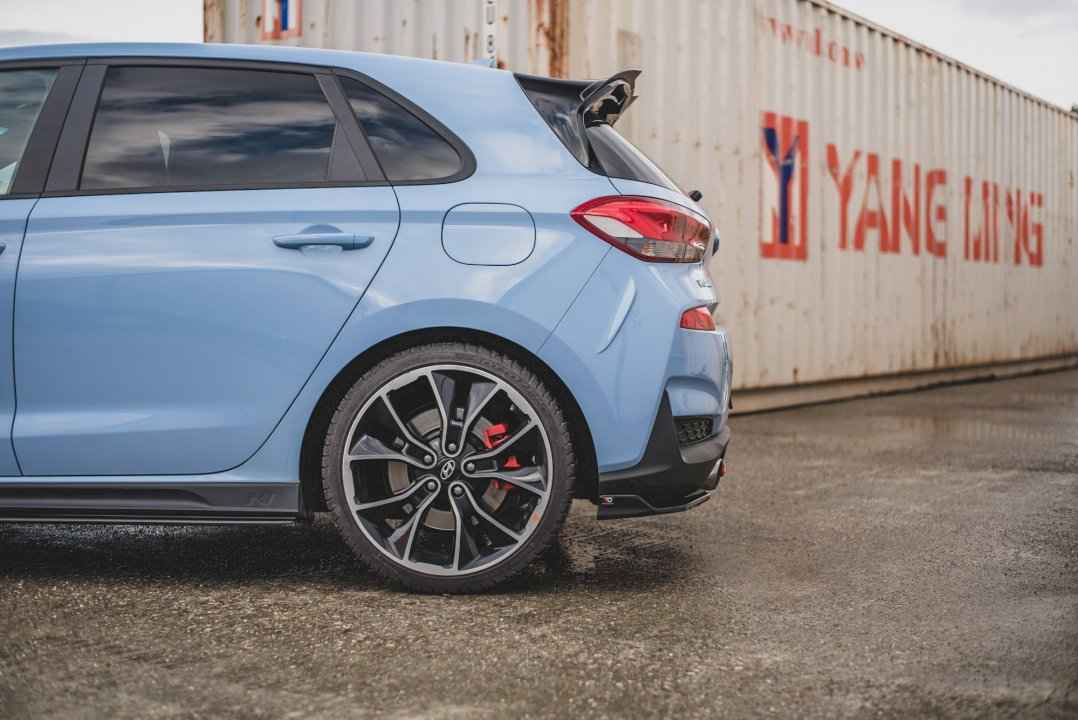 Maxton Design - REAR SIDE SPLITTERS V.3 HYUNDAI I30 N MK3 HATCHBACK (2017-2020)