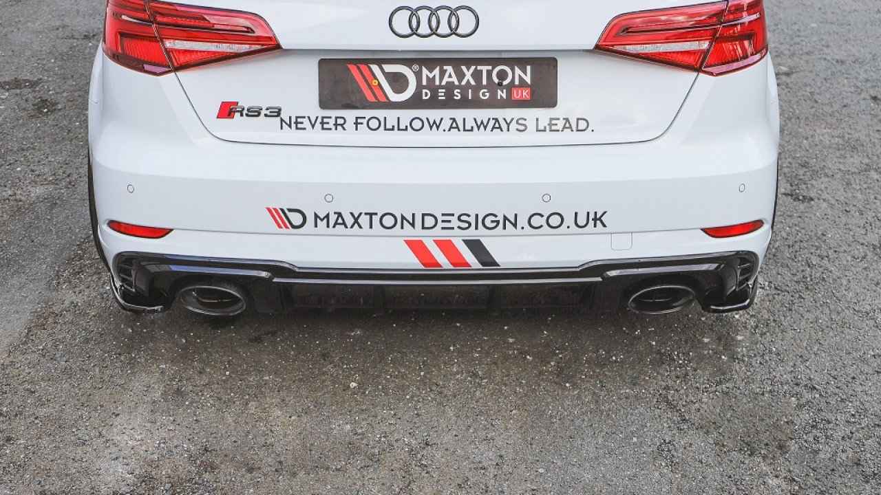 Maxton Design - REAR SIDE SPLITTERS AUDI RS3 8V FACELIFT SPORTBACK (2017-2020)