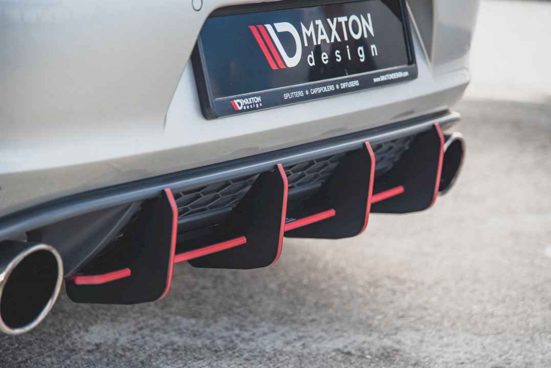 Maxton Design - STREET PRO REAR DIFFUSER V.1 VW GOLF MK 7 GTI 2013-2016