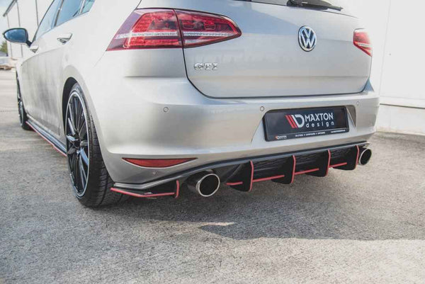 Maxton Design - STREET PRO REAR DIFFUSER V.1 VW GOLF MK 7 GTI 2013-2016