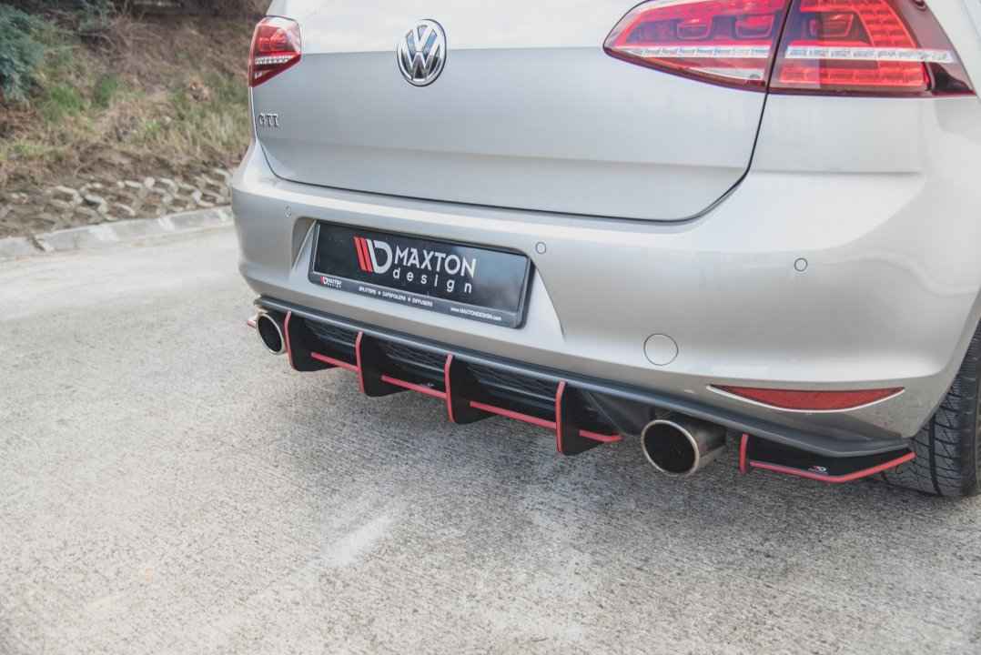 Maxton Design - STREET PRO REAR DIFFUSER V.1 VW GOLF MK 7 GTI 2013-2016