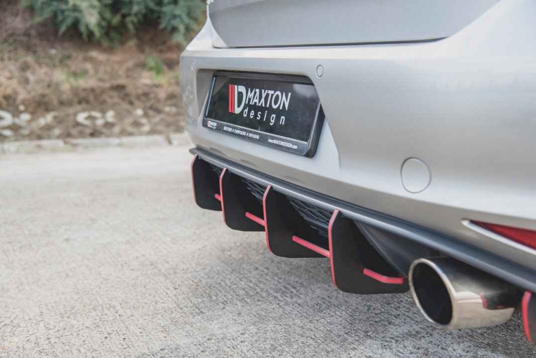 Maxton Design - STREET PRO REAR DIFFUSER V.1 VW GOLF MK 7 GTI 2013-2016