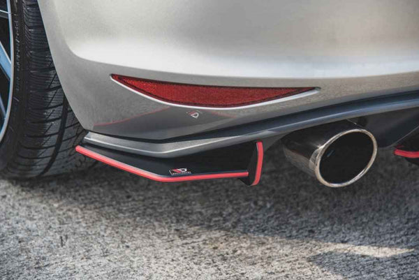 Maxton Design - STREET PRO REAR SIDE SPLITTERS V.1 VW GOLF MK7 GTI