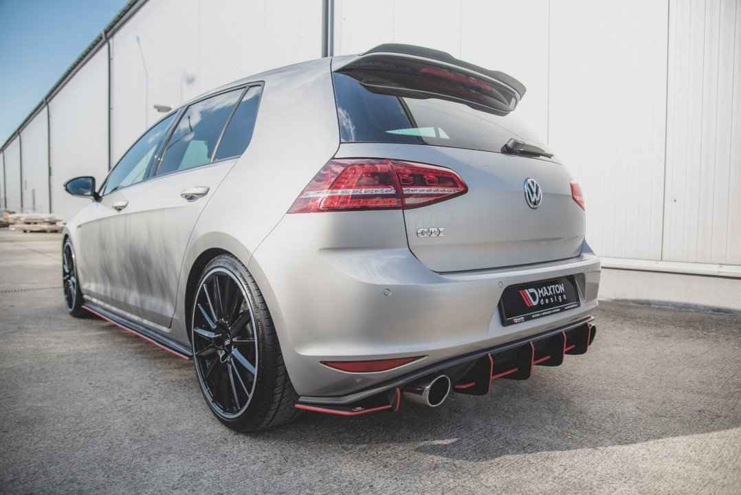 Maxton Design - STREET PRO REAR SIDE SPLITTERS V.1 VW GOLF MK7 GTI