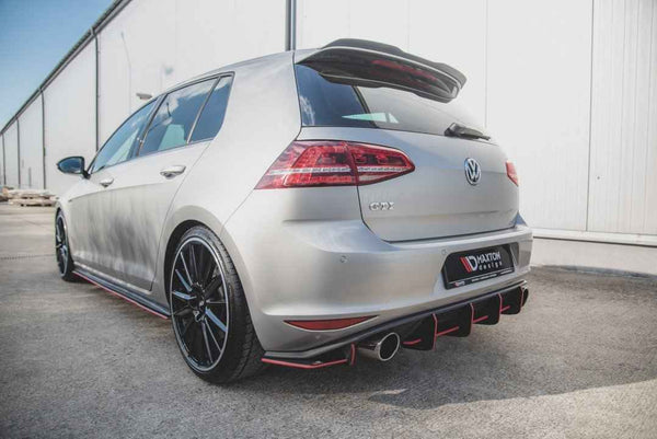 Maxton Design - STREET PRO REAR SIDE SPLITTERS V.1 VW GOLF MK7 GTI
