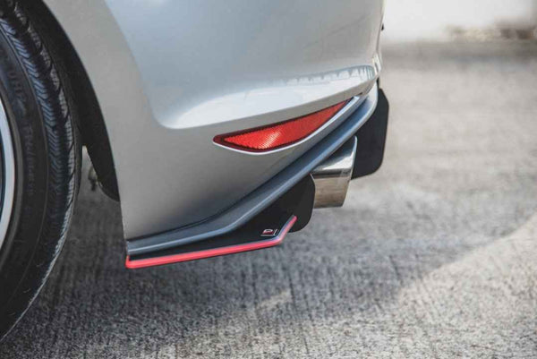 Maxton Design - STREET PRO REAR SIDE SPLITTERS V.1 VW GOLF MK7 GTI