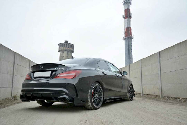 Maxton Design - REAR SIDE SPLITTERS MERCEDES CLA A45 AMG C117 FACELIFT (2017-UP)