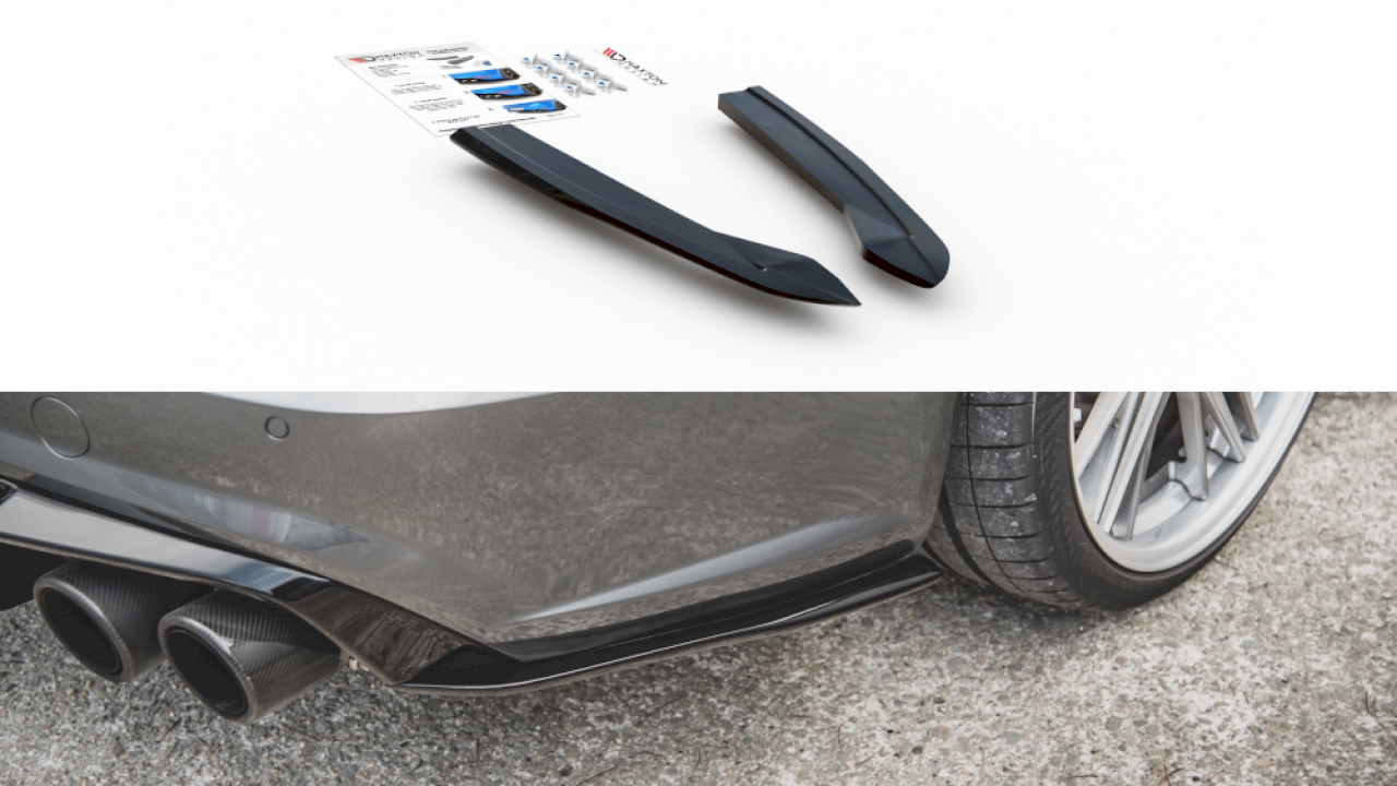 Maxton Design - Rear Side Splitters Audi A6 / A6 C7 S-Line / S6 C7 FACELIFT