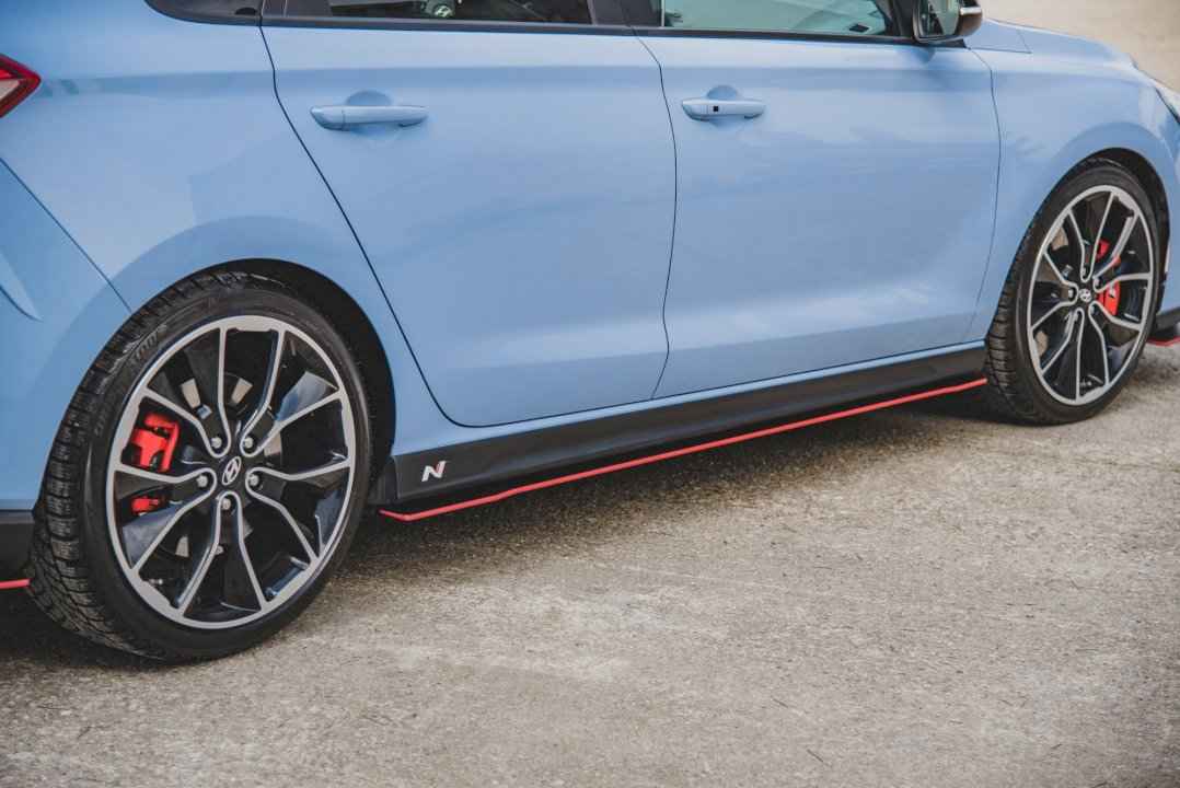 Maxton Design - STREET PRO SIDE SKIRT DIFFUSERS HYUNDAI I30 N MK3 HATCHBACK/ FASTBACK (2017-)