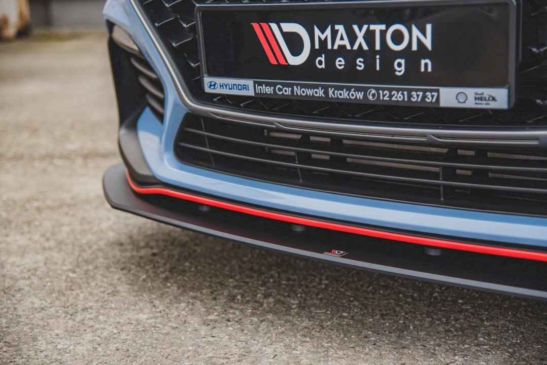 Maxton Design - STREET PRO FRONT SPLITTER HYUNDAI I30 N MK3 HATCHBACK/ FASTBACK (2017-2020)
