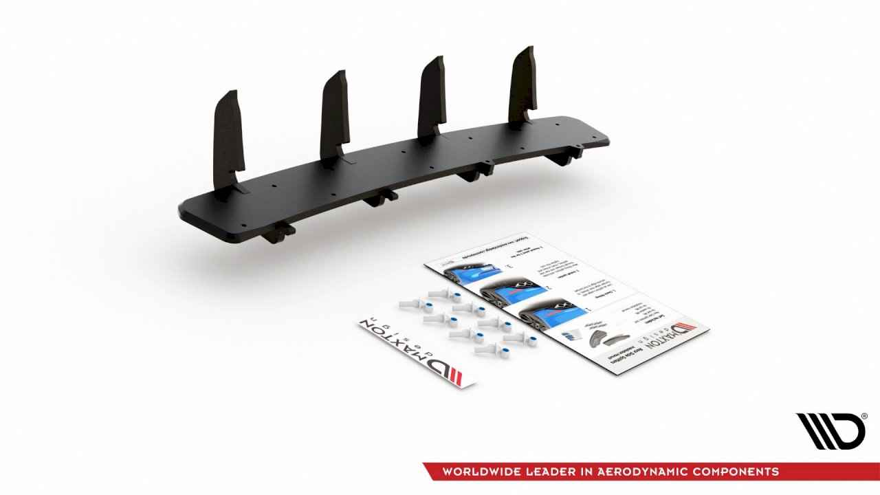 Maxton Design - STREET PRO REAR DIFFUSER V1 HYUNDAI I30 N MK3 HATCHBACK (2017-2020)