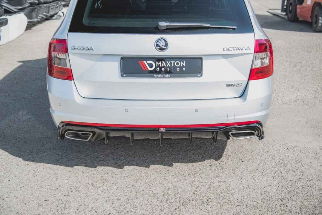 Maxton Design - REAR SIDE DIFFUSERS V.2 SKODA OCTAVIA VRS MK3/MK3.5 HATCHBACK/ ESTATE