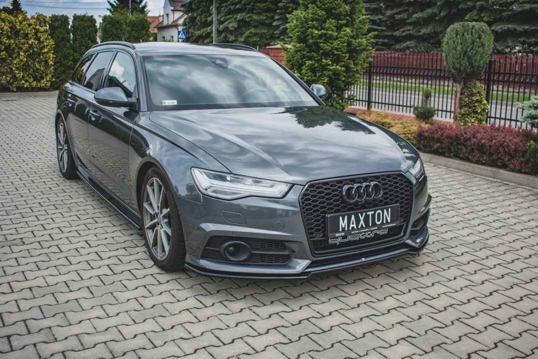 Maxton Design - Front Splitter V.2 Audi A6 / A6 C7 S-Line / S6 C7 Facelift