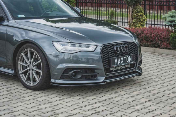 Maxton Design - Front Splitter V.2 Audi A6 / A6 C7 S-Line / S6 C7 Facelift