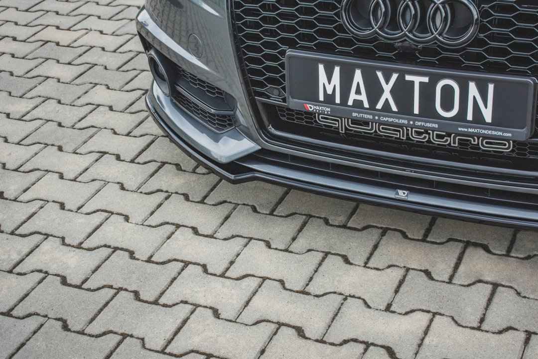 Maxton Design - Front Splitter V.2 Audi A6 / A6 C7 S-Line / S6 C7 Facelift
