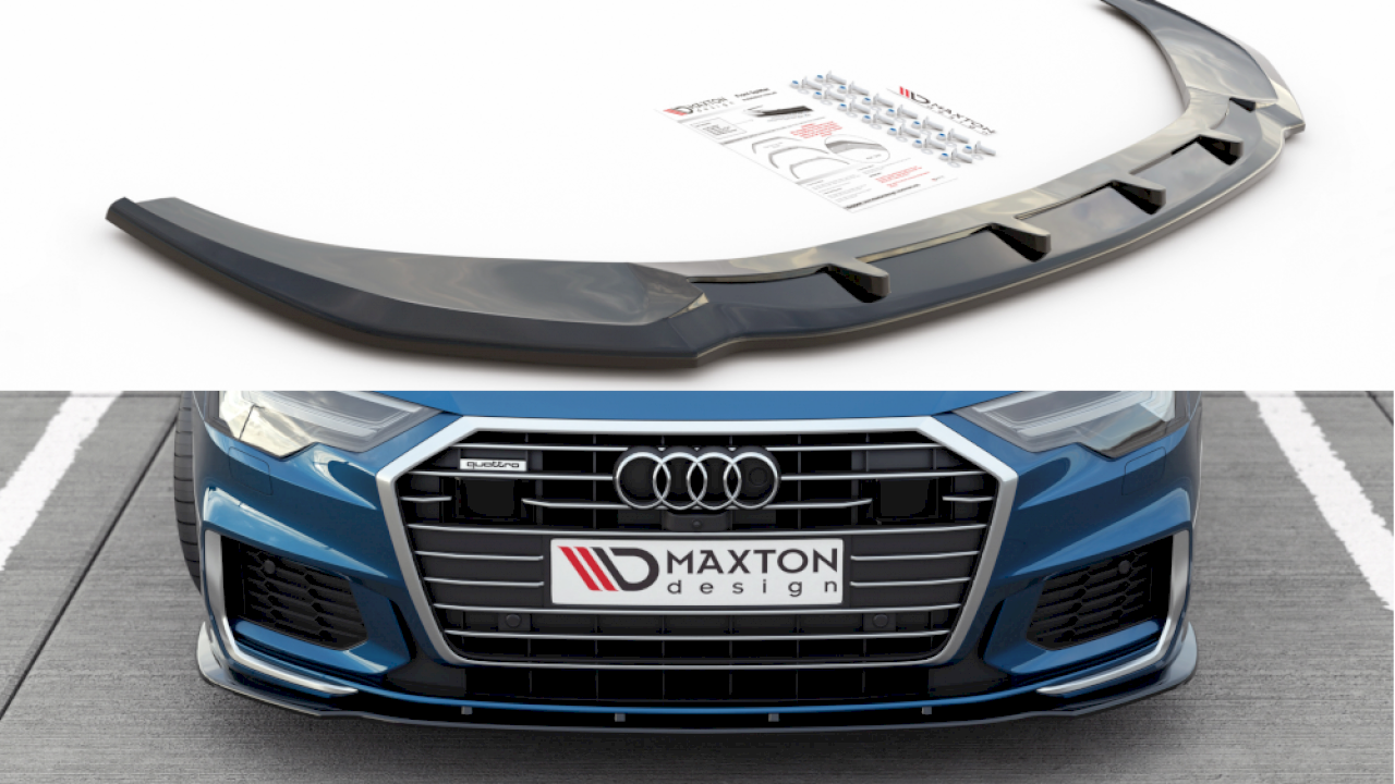 Maxton Design - FRONT SPLITTER V2 AUDI S6/ A6 S-LINE C8 (2019-)