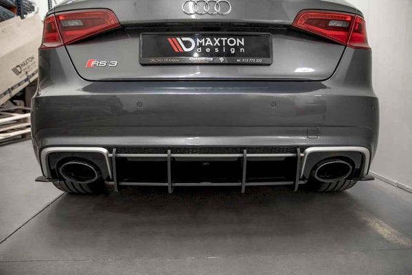 Maxton Design - STREET PRO REAR DIFFUSER V1 AUDI RS3 8V SPORTBACK (2015-2016)